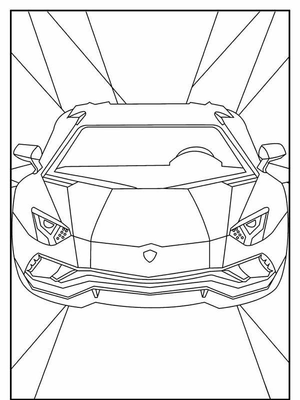 {Lamborghini Coloring}