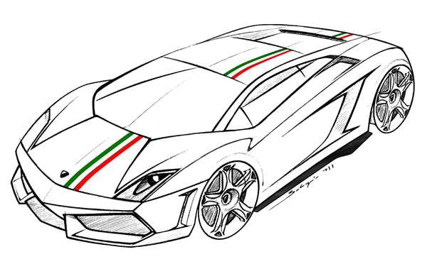 {Lamborghini Coloring}