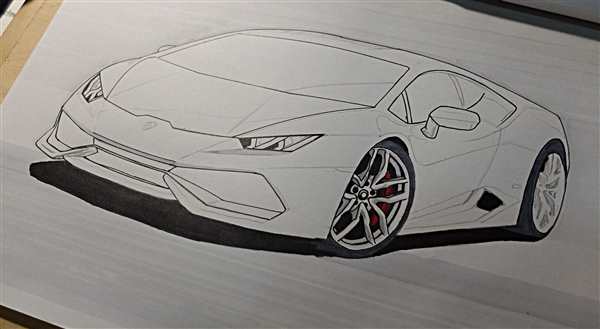 Раскраска Lamborghini Reventon