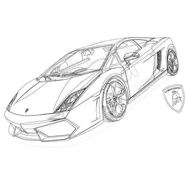 Раскраска Lamborghini Centenario