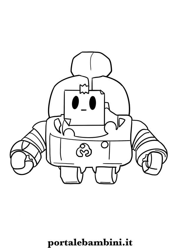 Раскраски Brawl Stars