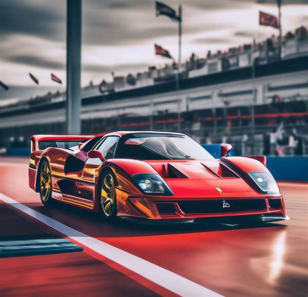 Ferrari f40 раскраска
