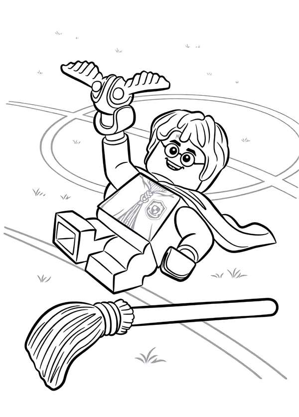 LEGO Harry Potter раскраска