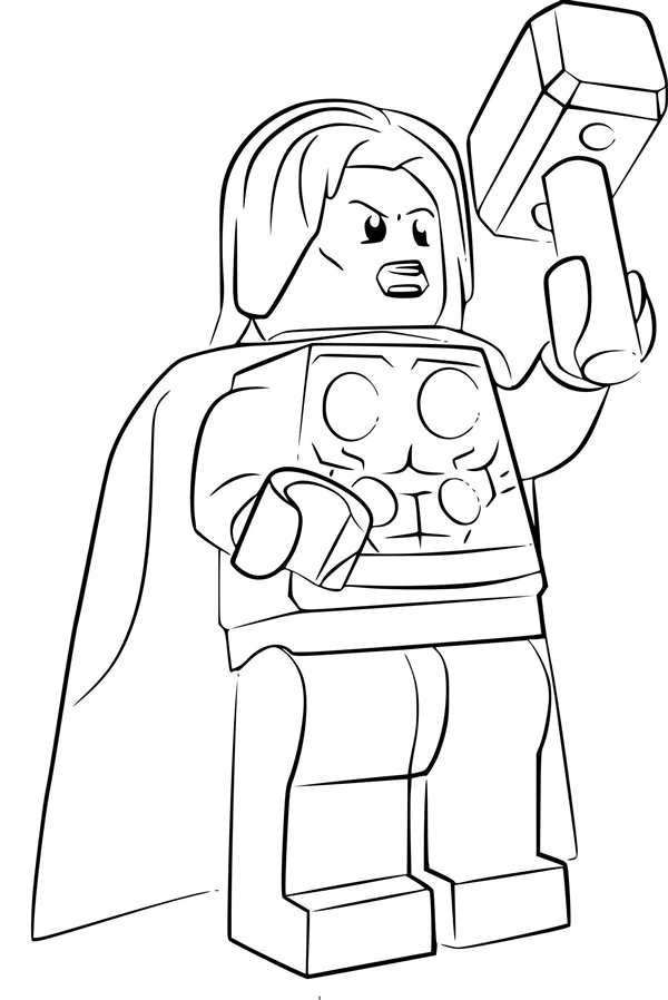 Марвел раскраска Avengers LEGO