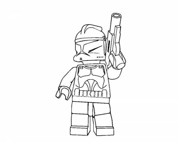 Раскраски LEGO Звездные войны