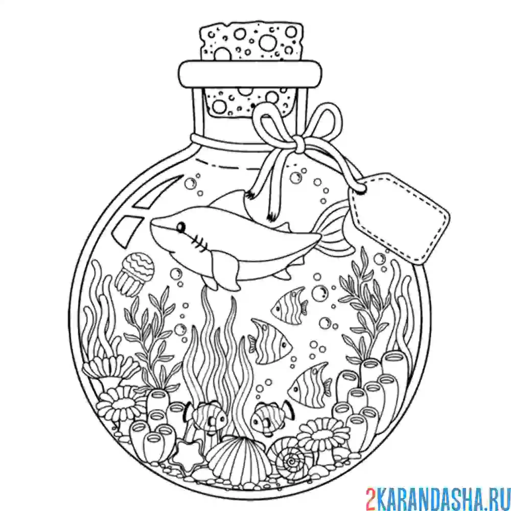 Рисунки для раскрашивания сложные