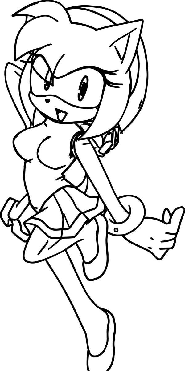 Rouge the bat раскраска