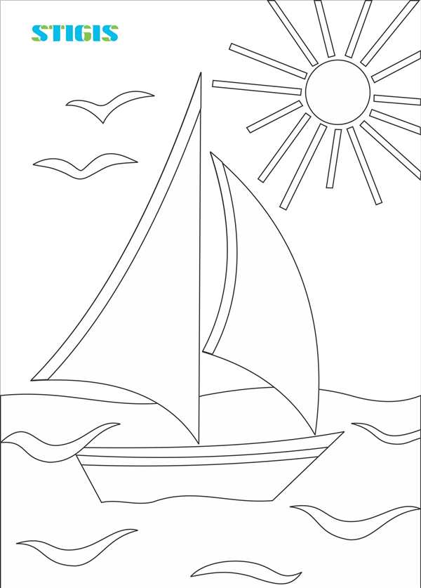 Кораблик рисунок