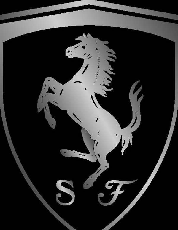 Знак Феррари раскраска
