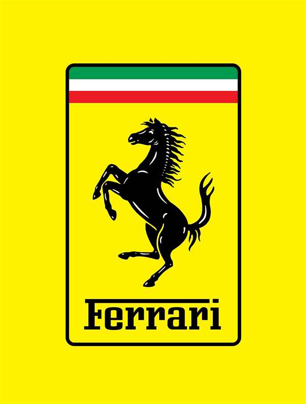 Раскраска Логотипа Феррари Веселое Творчество дляFans
