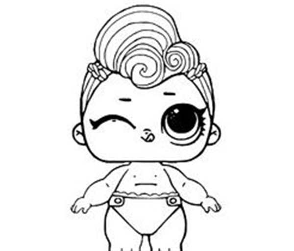 Раскраска LOL Королева Звёздной Пыли Мир для Творчества и Улыбок