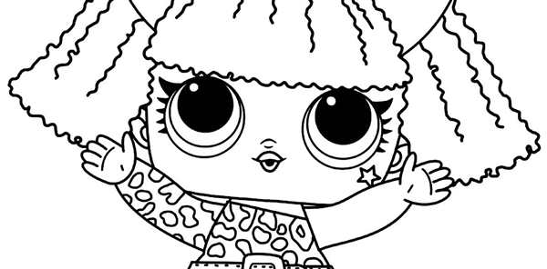 Кукла ЛОЛ raskraska
