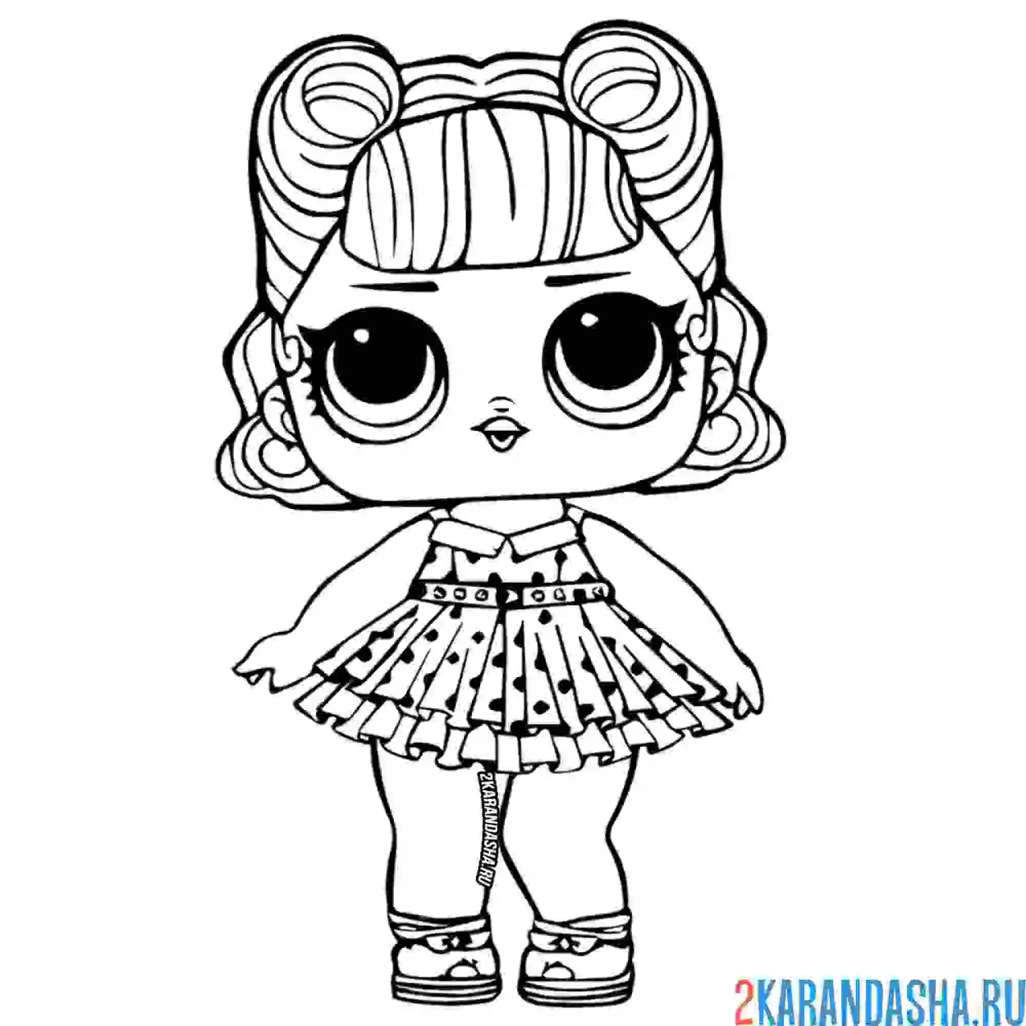 Куклы ЛОЛ Miss Baby рисунок
