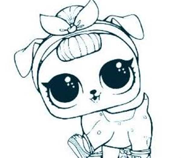 Lol кукла раскраска Unicorn