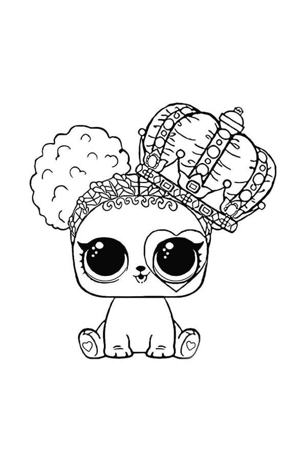 Раскраска LOLPets Долматинец вcolorful fun