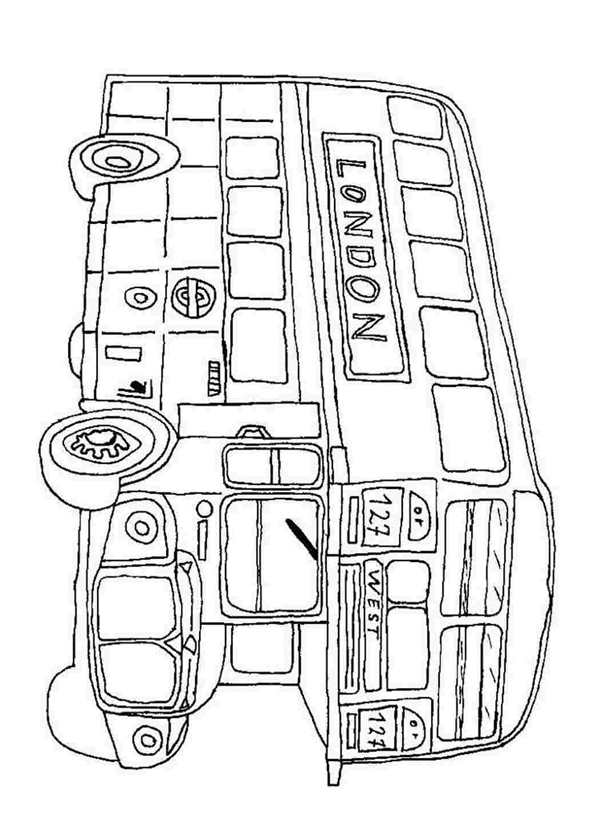 Раскраска автобус