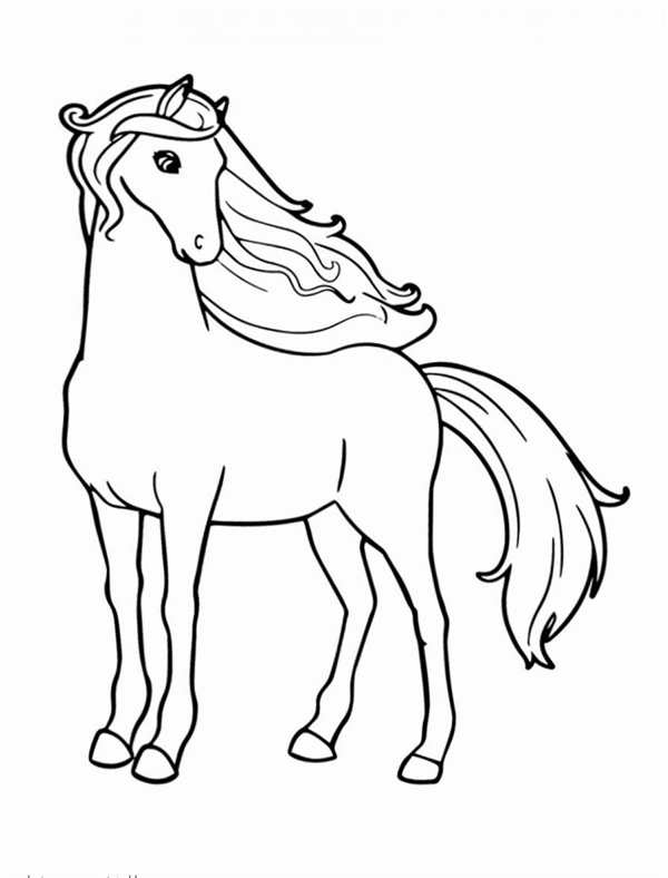 Лошадь рисунок