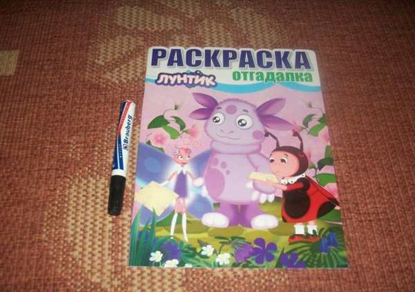 Умная раскраска. Лунтик и его друзья