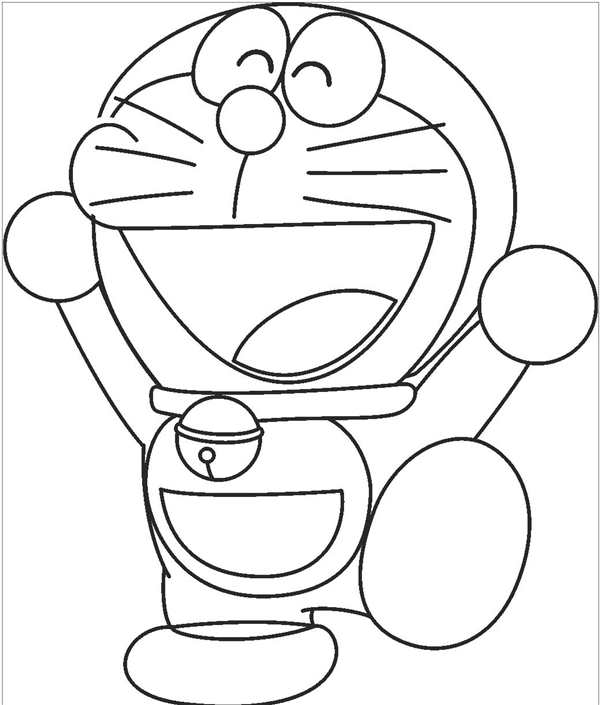 Doraemon раскраска