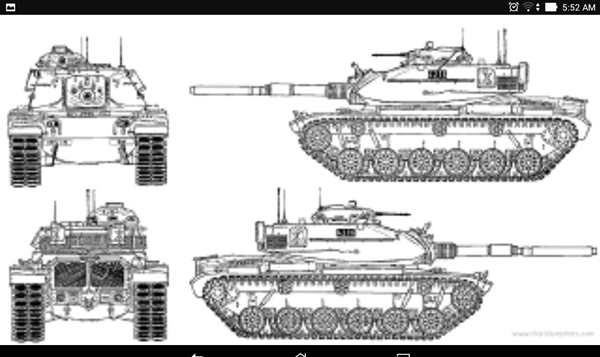 Чертёж танка Су 100