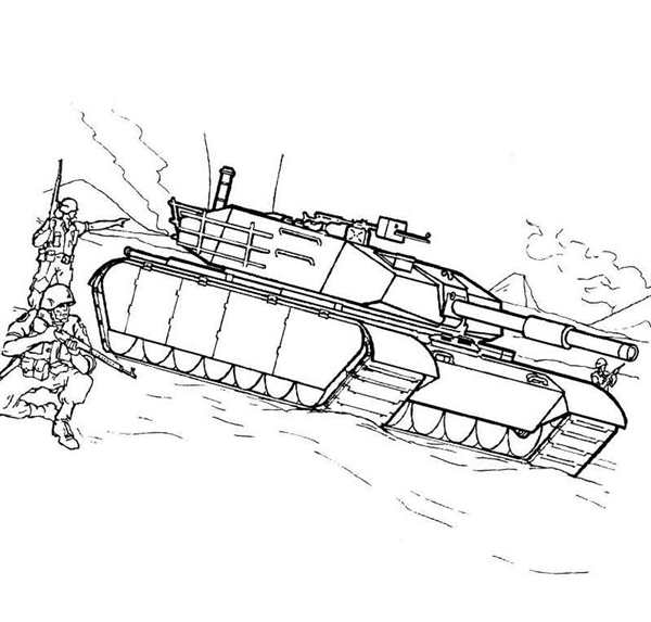 Раскраски танки т 90