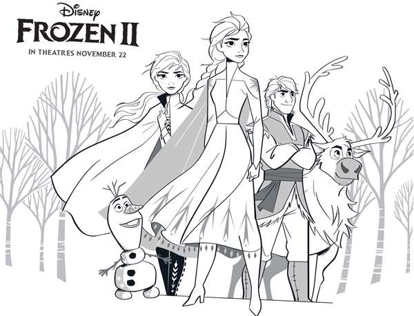 Раскраска Anna Elsa