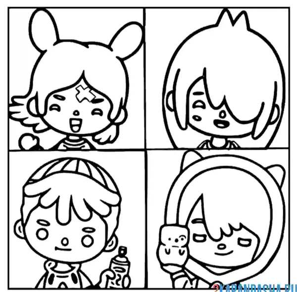 Sanrio раскраска
