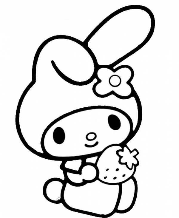 My Melody раскраска
