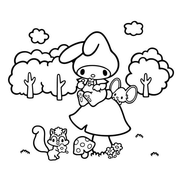 Sanrio раскраска