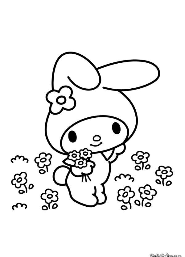 Cinnamoroll раскраска