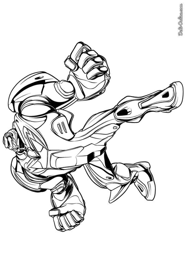 Real Steel раскраска