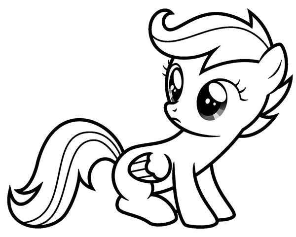 My little Pony раскраска Рарити