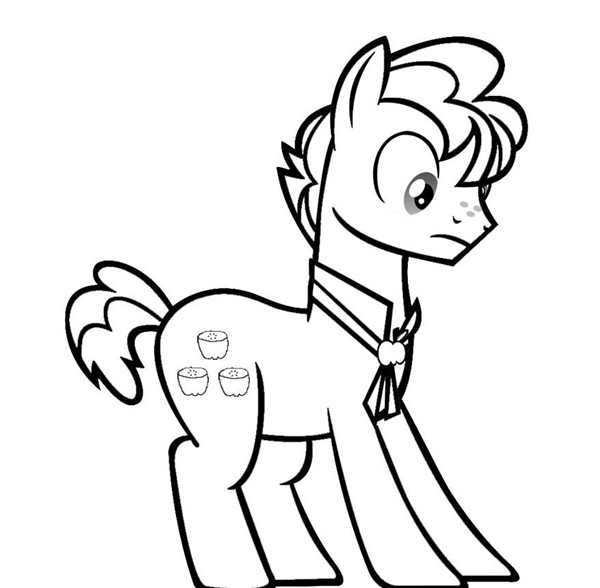 Раскраска my little Pony Шайнинг Армор