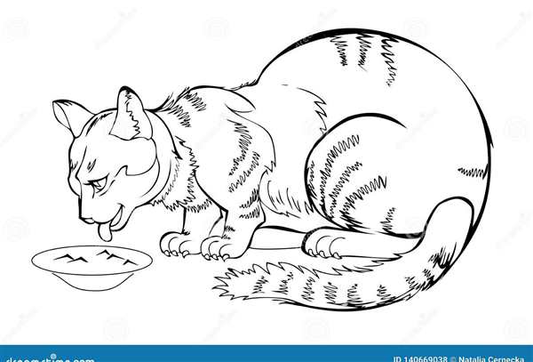 Котенок. Раскраска