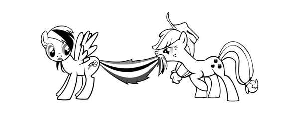 Раскраска my little Pony эпл Джек