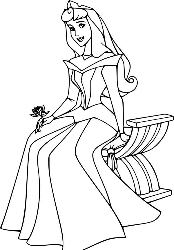 Раскраска Princess Disney