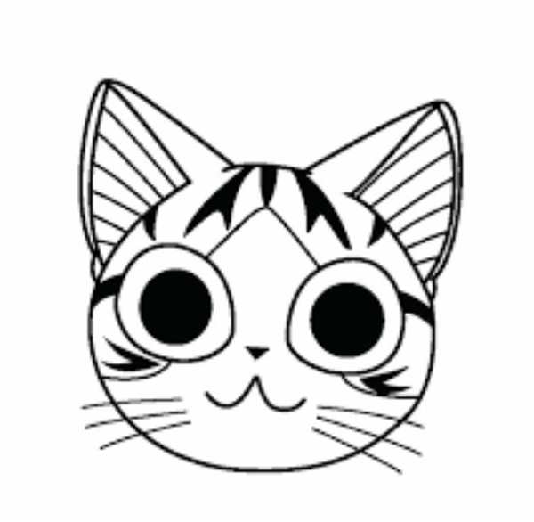 {Котик рисунок}