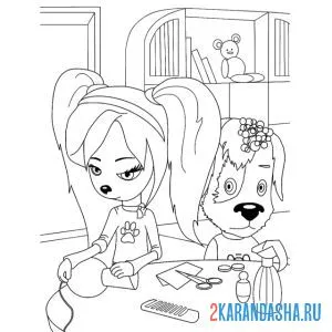 Раскраска забота о животных