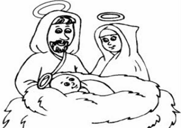 Иисус раскраска для детей