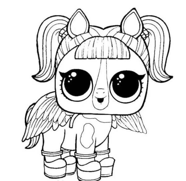 Unicorn for Kids раскраска