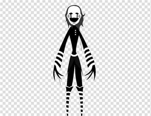 Раскраска Марионетка из FNAFCreatures Come to Life
