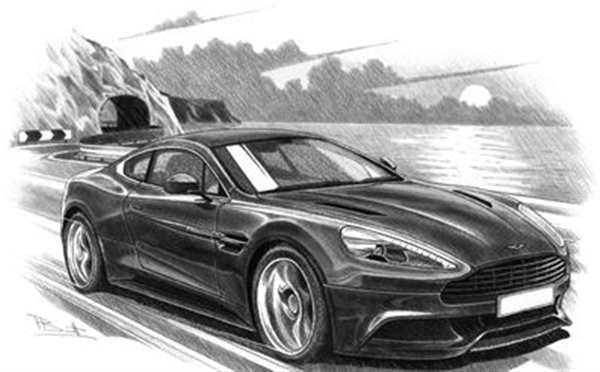 Раскраска Aston Martin