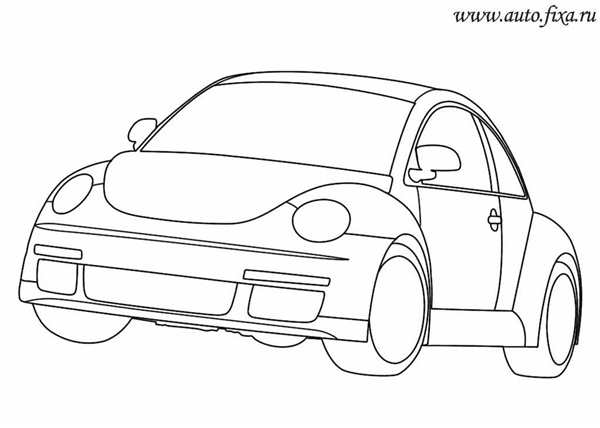 Volkswagen New Beetle сбоку