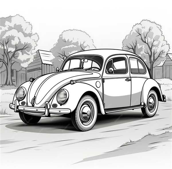 Volkswagen Beetle 2016 чертеж