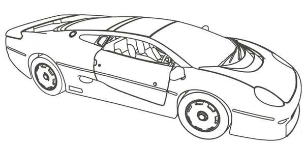 Jaguar f-Type 2022 чертежи
