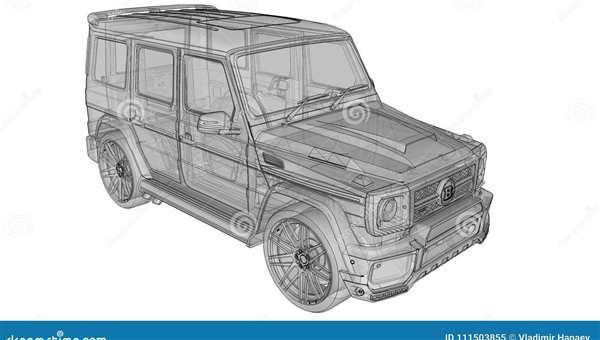 Раскраска Мерседес Гелендваген g63