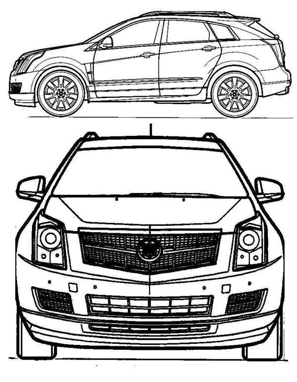 Cadillac Escalade 2022 чертеж