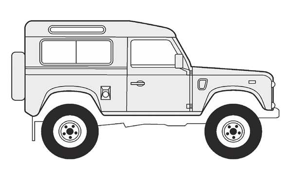 Раскраски машин range Rover