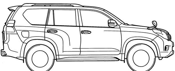 Раскраска Lexus lx570
