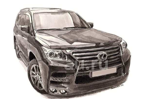 Раскраска Lexus lx570